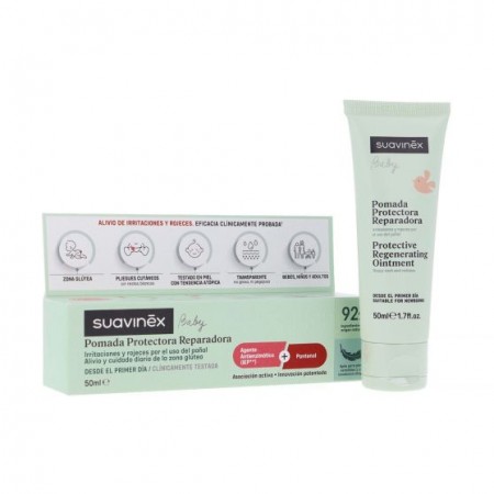 SUAVINEX BABY POMADA PROTECTORA REPARADORA CALMANTE CON PANTENOL 50 ML