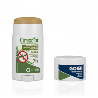 GOIBI REPELENTE DE INSECTOS MOSQUITOS CITRIODIOL EN BARRA 50 ML