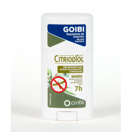 GOIBI REPELENTE DE INSECTOS MOSQUITOS CITRIODIOL EN BARRA 50 ML