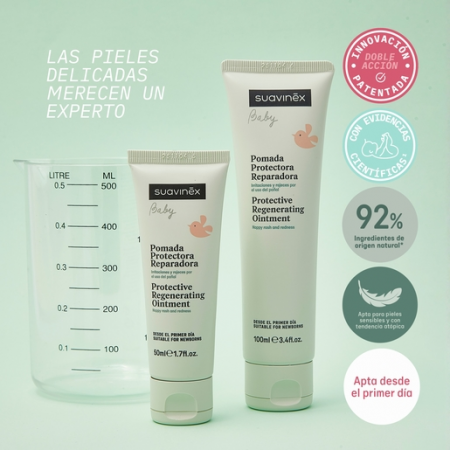 SUAVINEX POMADA PROTECTORA REPARADORA CALMANTE CON PANTENOL 100 ML