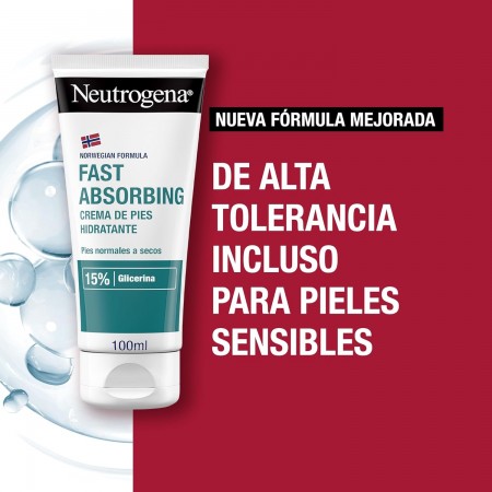 NEUTROGENA FORMULA NORUEGA RAPIDA ABSORCION CREMA DE PIES HIDRATANTE 100 ML