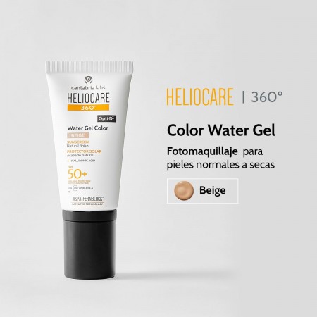 HELIOCARE 360º WATER GEL PROTECTOR SOLAR SPF50+ COLOR BEIGE 50 ML