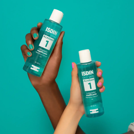 ISDIN OILY SKIN ACNIBEN LIMPIADOR MATIFICANTE GEL 200 ML