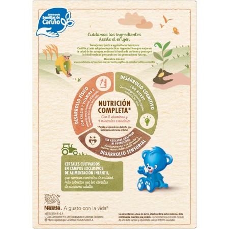 NESTLE PAPILLA 8 CEREALES 0% AZUCARES AÑADIDOS +6 MESES 330 G