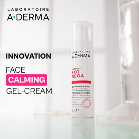 A-DERMA EXOMEGA GEL-CREMA FACIAL CALMANTE 40 ML