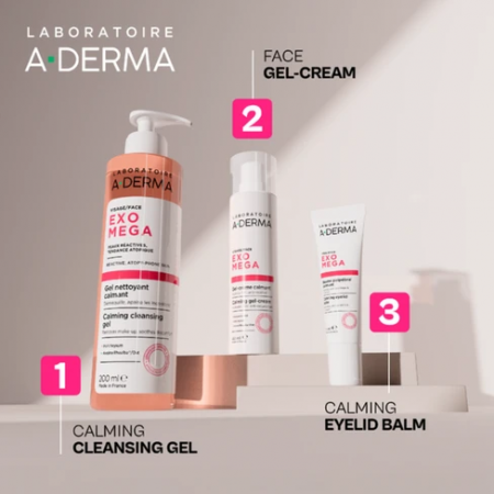 A-DERMA EXOMEGA GEL-CREMA FACIAL CALMANTE 40 ML
