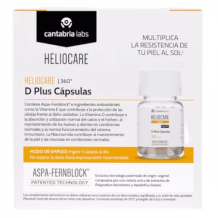 HELIOCARE 360º PACK DUPLO CAPSULAS D-PLUS 2 X 30 CAPSULAS