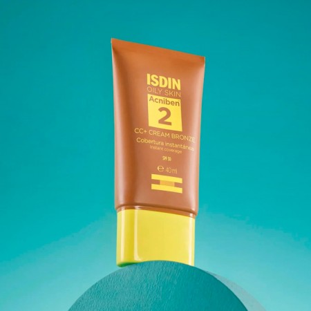 ISDIN OILY SKIN ACNIBEN CC+ CREAM SPF30 COLOR BRONZE 40 ML