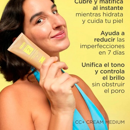 ISDIN OILY SKIN ACNIBEN CC+ CREAM 1 TUBO 40 ML COLOR MEDIUM