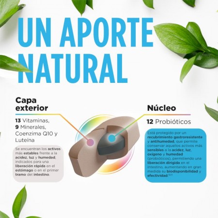 ELADIET VIT&MIN MULTIADVANCE MULTIVITAMINICO CON PROBIOTICOS 30 COMPRIMIDOS