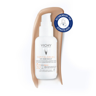 VICHY CAPITAL SOLEIL UV-AGE DAILY SPF50+ PIGMENT CON COLOR TONO CLARO 40 ML