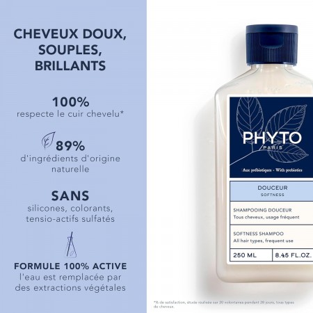 PHYTO SUAVIDAD CHAMPU USO FRECUENTE 250 ML