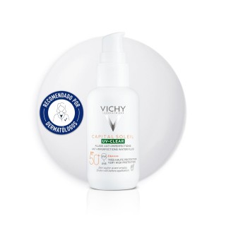 VICHY CAPITAL SOLEIL SPF50+ UV CLEAR ANTIIMPERFECCIONES FLUIDO 50 ML