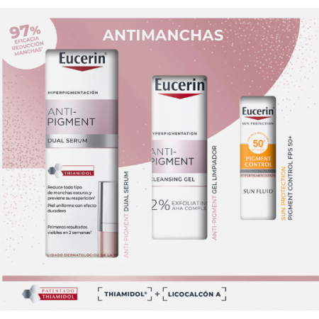 EUCERIN PACK ANTI-PIGMENT DUAL SERUM 30ML + 2 MINITALLAS REGALO