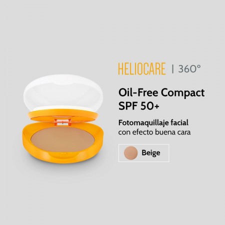 HELIOCARE 360º SPF 50+ OIL-FREE COMPACT PROTECTOR SOLAR 10 G COLOR BEIGE