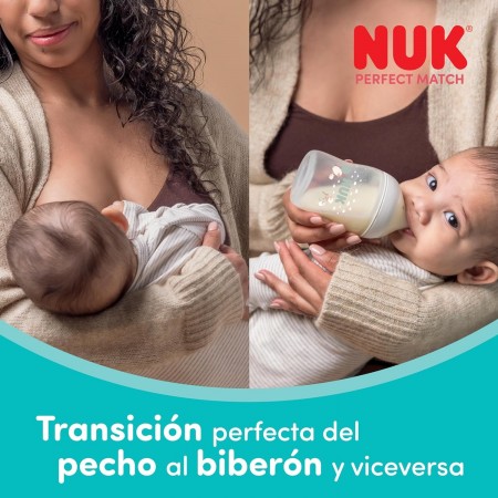 NUK TETINA SILICONA ANTICOLICO PERFECT MATCH  T-S +0 MESES 2 UNIDADES