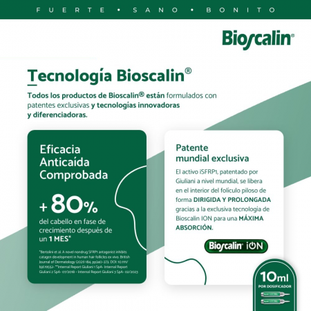 BIOSCALIN ACTIVADOR CAPILAR ISFRP-1 TRATAMIENTO ANTICAIDA 10 ML