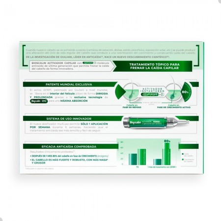 BIOSCALIN ACTIVADOR CAPILAR ISFRP-1 TRATAMIENTO ANTICAIDA 10 ML