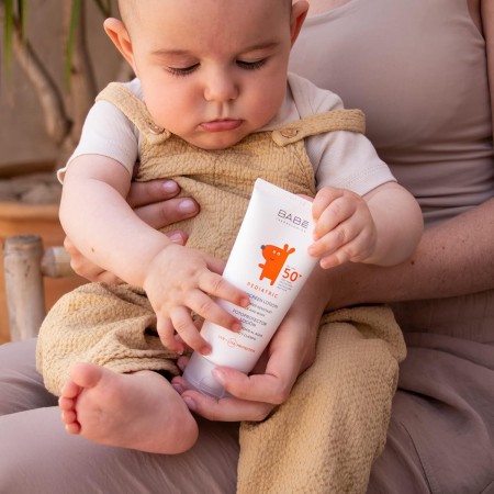 BABE PEDIATRIC FOTOPROTECTOR 50+ CARA Y CUERPO LOCION 100 ML