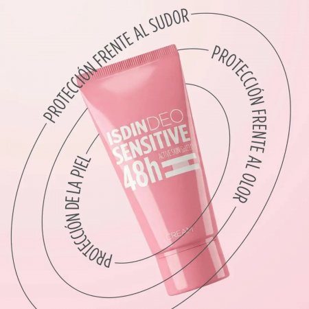 ISDIN DEO SENSITIVE 48H LAMBDA CONTROL DESODORANTE CREMA 50 ML