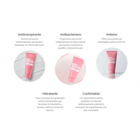 ISDIN DEO SENSITIVE 48H LAMBDA CONTROL DESODORANTE CREMA 50 ML