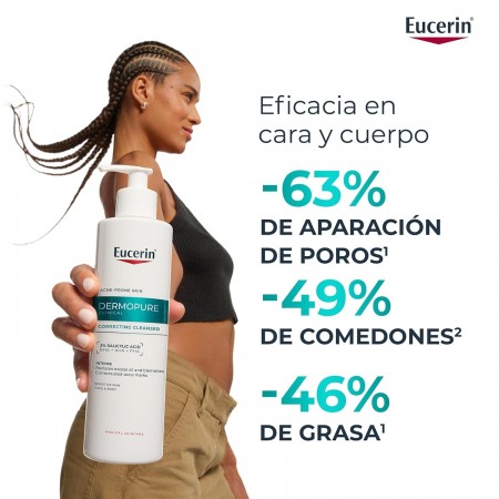 EUCERIN DERMOPURE GEL LIMPIADOR CORRECTOR CONCENTRADO 400 ML