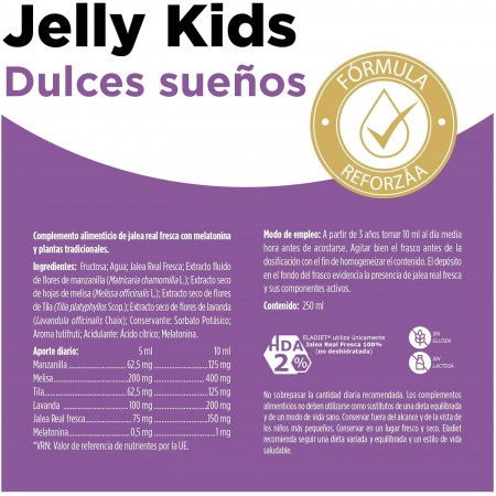 JELLY KIDS DULCES SUEÑOS SABOR FRUTA SOLUCION ORAL 250 ML