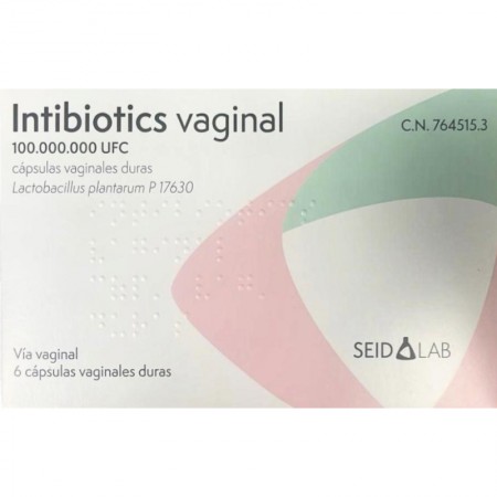 INTIBIOTICS VAGINAL 100.000.000 UFC 6 CAPSULAS VAGINALES