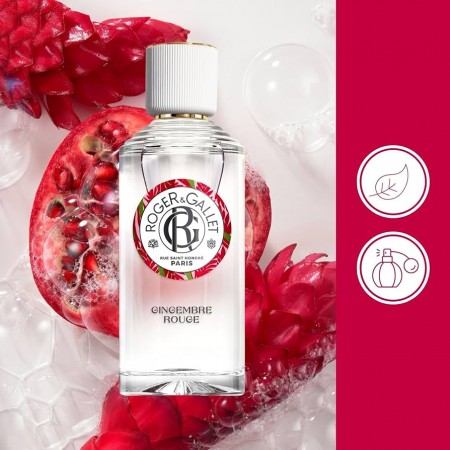 ROGER & GALLET AGUA PERFUMADA GINGEMBRE ROUGE 100 ML + REGALO VELA GINGEMBRE ROUGE