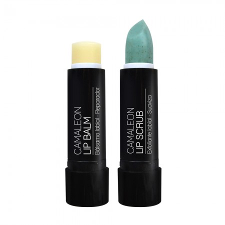 CAMALEON KIT REPARADOR: LABIAL EXFOLIANTE DE MELON 4G + BALSAMO LABIAL SPF15 4G