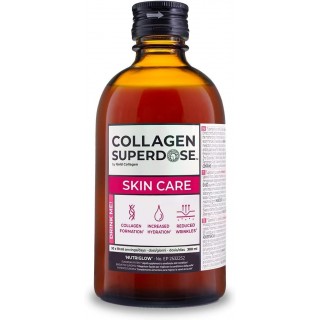 COLLAGEN SUPERDOSE SKIN CARE PIEL RADIANTE SABOR MELOCOTON SOLUCION ORAL 300 ML