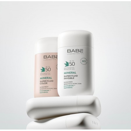 BABE MINERAL SUPER FLUID PEDIATRIC SUNSCREEN SPF 50 FLUIDO 50 ML