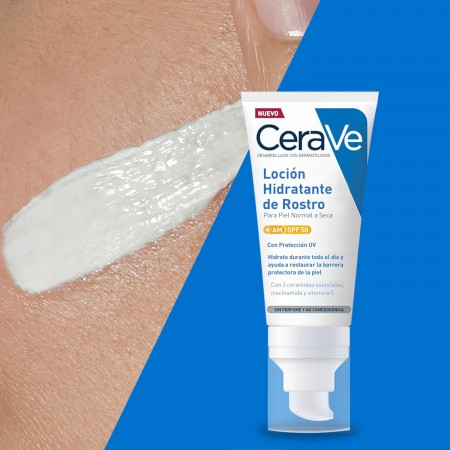 CERAVE LOCION HIDRATANTE DE ROSTRO SPF50 52 ML