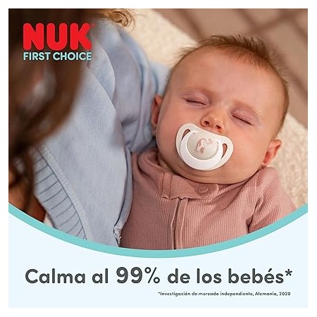 NUK CHUPETE SILICONA FIRST CHOICE 18 - 36 MESES 2 UNIDADES SURTIDO