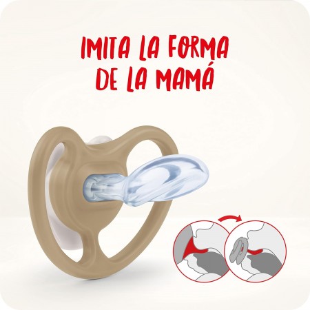 CHUPETE SILICONA NUK SPACE NIGTH (ANIMALES DORMIDOS) 0-6 MESES 1 U