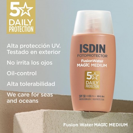 ISDIN FOTOPROTECTOR SPF50 FUSION WATER COLOR MEDIUM 50 ML