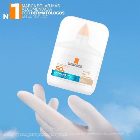 Sérum protector solar hidratante con color La Roche-Posay Anthelios UVAir SPF50+ avalado por dermatólogos