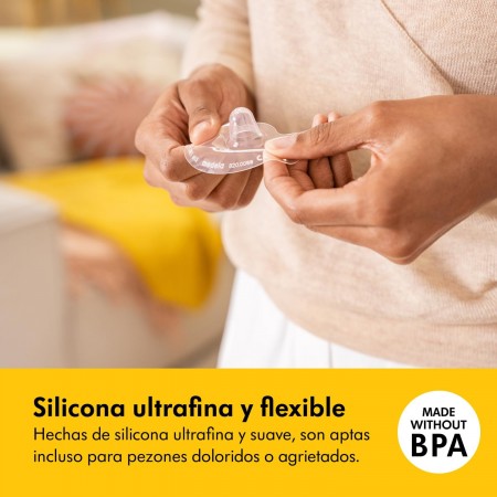 MEDELA PEZONERAS TALLA L 24MM 2 UNIDADES