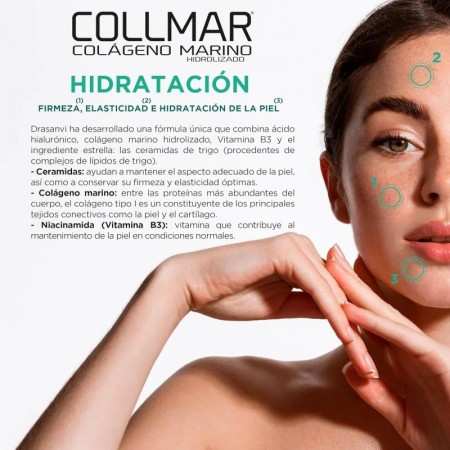 DRASANVI COLLMAR COLAGENO MARINO ACIDO HIALURONICO  + CERAMIDAS 60 COMPRIMIDOS