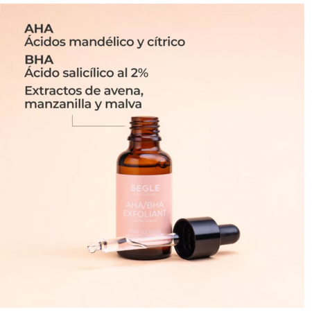 SEGLE KIT ACNE-ROSACEA: SERUM EXFOLIANTE AHA/BHA 30ML + GEL-CREMA CLEAR AZELAIC 30ML