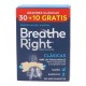 BREATHE RIGHT TIRA NASAL COLOR BEIGE TALLA GRANDE 30 UNIDADES