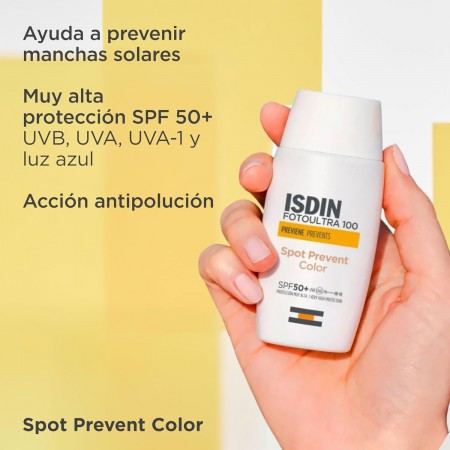 ISDIN FOTOULTRA 100 SPOT PREVENT COLOR SPF 50+ 50 ML