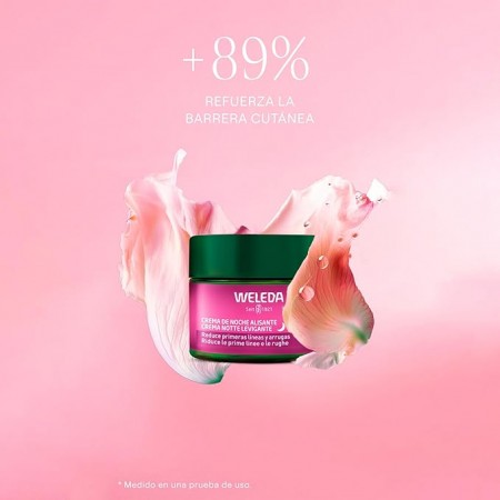 WELEDA CREMA DE NOCHE ALISANTE ROSA MOSQUETA Y TE BLANCO 40 ML