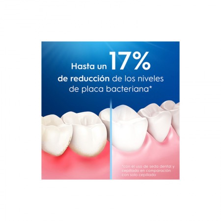 ORAL-B ESSENTIAL FLOSS FLUOR MENTA SEDA DENTAL CON CERA 50M