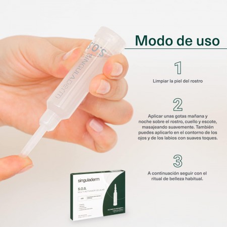 SINGULADERM SOS MULTIACTIVADOR CECLULAR AGE 4 VIALES 10,5 ML