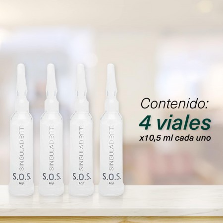 SINGULADERM SOS MULTIACTIVADOR CECLULAR AGE 4 VIALES 10,5 ML