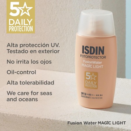 ISDIN FOTOPROTECTOR SPF50 FUSION WATER COLOR LIGHT 50ML