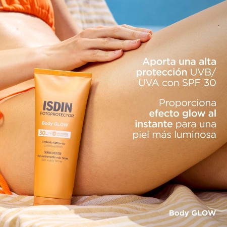 ISDIN FOTOPROTECTOR CORPORAL BODY GLOW SPF 30 CREMA 200ML