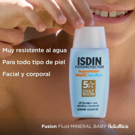 ISDIN FOTOPROTECTOR PEDIATRICS FUSION FLUID MINERAL BABY SPF 50 50 ML
