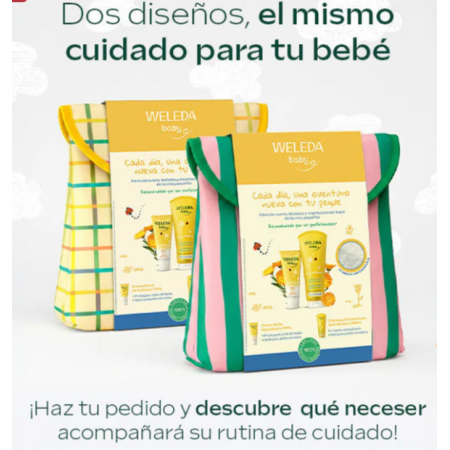 WELEDA NECESER CREMA PAÑAL 75ML + CHAMPU GEL 200ML